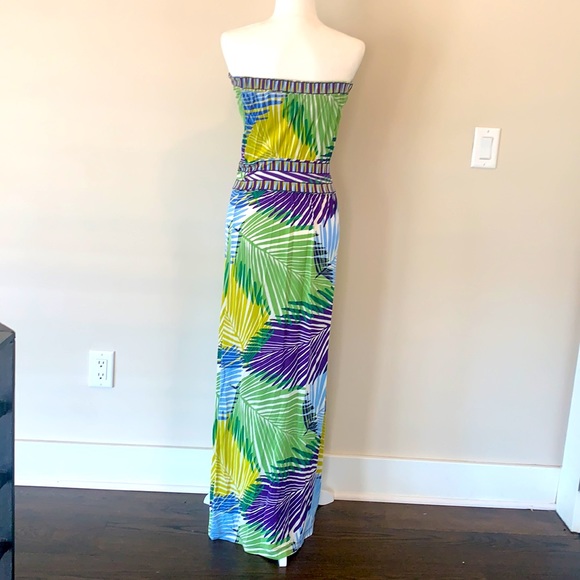 BCBGMAXARIA Strapless Maxi Dress - Picture 3 of 8